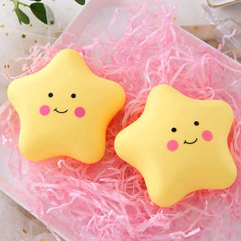 Νυχτερινό φως LED με σχέδιο μοντελισμού — γλυκό σιλικονούχο αστέρι με πέντε ακμές για παιδικό δωμάτιο, μοντέλο BZ1291, πλαστικό περίβλημα, IP42, διάρκεια ζωής 20.000 ωρών