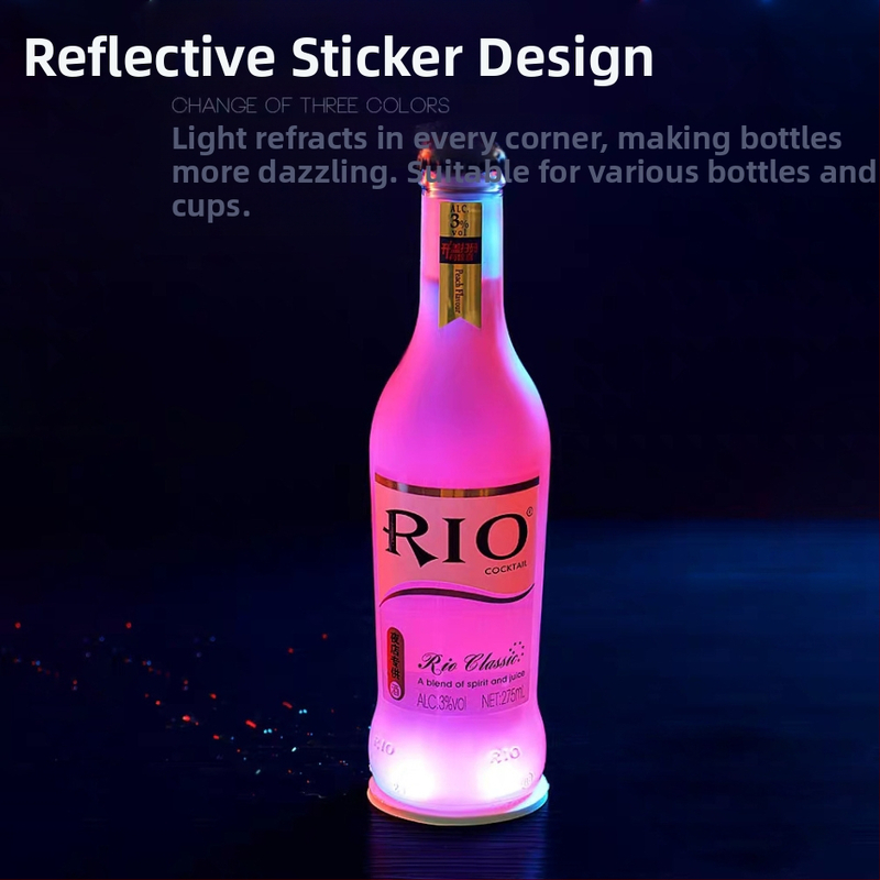 LED svietiaca podložka pod pohár - Materiál: EVA+LED; Vzor: prispôsobiteľný; Štýl: svetlý luxus; Nie je napájaná