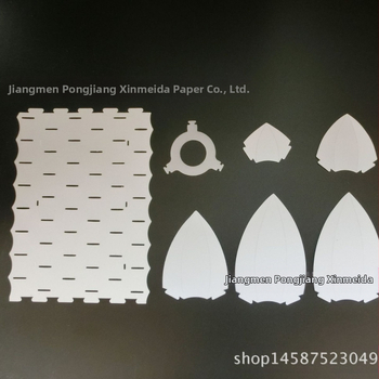 Αβαζούρ λαμπτήρα με έξι στρώσεις διακόσμησης λωτού, για σαλόνι και επιτραπέζιο φωτιστικό, πλαστικό, συμβατός με Ε27, πάχος 0,5 mm, βάρος 0,38 kg