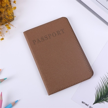 PU ādas pases maciņš, modelis 05, pilsētas vienkāršais stils, universāls, logotipa personalizācija
