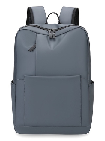 Férfi üzleti hátizsák – vízálló és kopásálló bőrfóliás anyagból, kapacitás 20–35 L, görbült vállpánttal