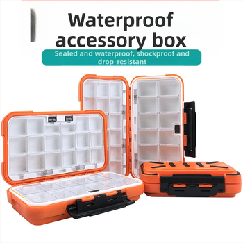 KS Žvejybos masalų priedų dėžutė, dulkių atspari, iš ABS plastiko