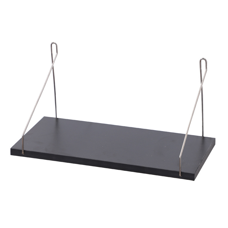 Vasból készült falra akasztható polc — többfunkciós, lyukmentes szerelés, kampós rögzítés, pásztor stílus, egy réteg