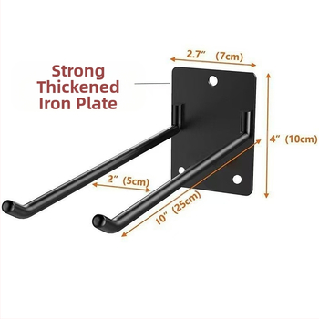 Σιδερένιος οργανωτής εργαλείων κήπου από σύρμα — πολυλειτουργικός επιτραπέζιος οργανωτής για φτυάρια, σκούπες και σωλήνες; 1 επίπεδο, μοντέρνος μινιμαλιστικός σχεδιασμός