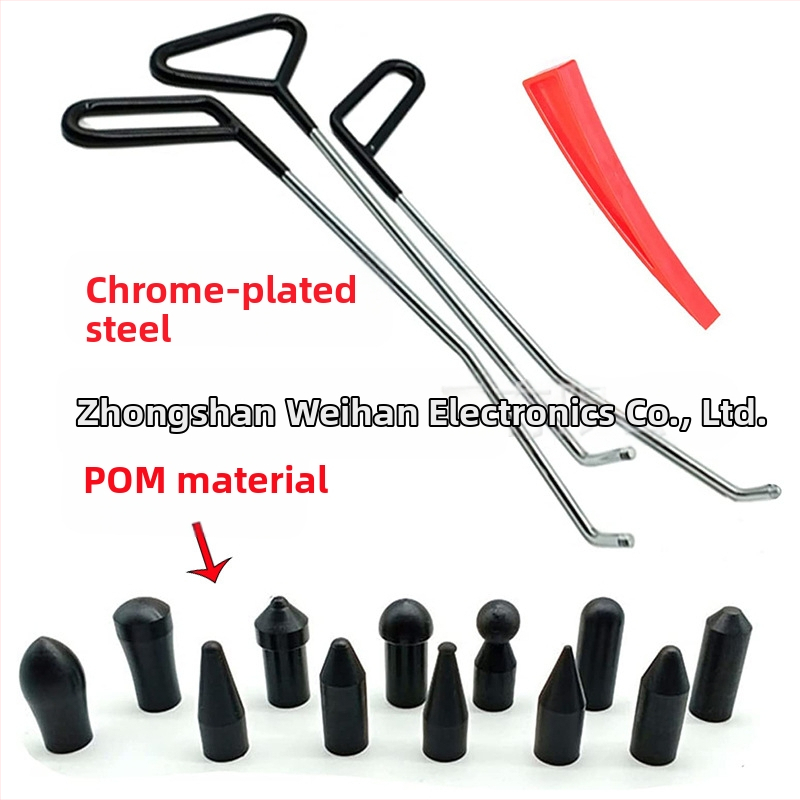 Ремонтен лост за вдлъбвания по автомобил – Материал: Alloy steel, carbon steel; Комплект: 16 части; Предназначен за автомобили и мотоциклети