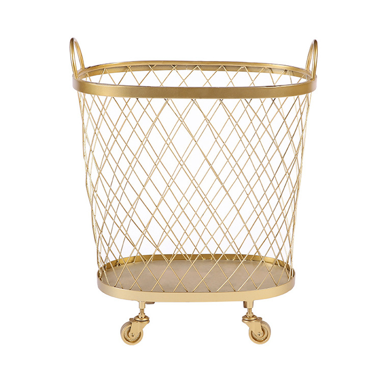 Dzelzs veļas grozs nordiskā stilā, mājas lietošanai — Zhan Mao; Materiāls: dzelzs; Stils: modernā vienkāršība