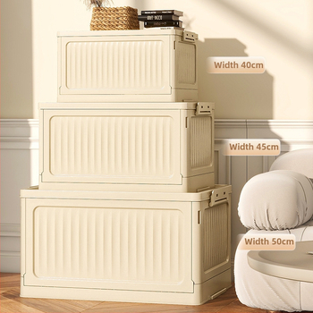 Συρόμενο κουτί αποθήκευσης από PP πλαστικό για το πορτμπαγκάζ αυτοκινήτου, 60L, Πολυλειτουργικό, Φορητό