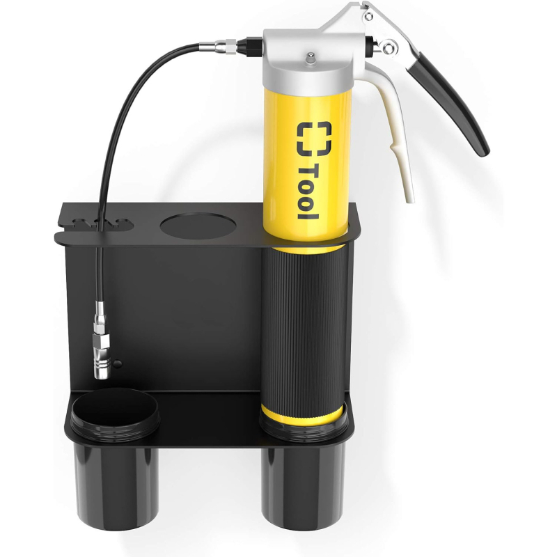 Raft de perete pentru depozitare pistol de ungere • Oțel cu conținut de carbon • Un singur etaj • Depozitare în living • Multifuncțional • Stil CCJ006-1