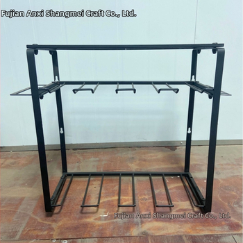 Τοίχο ράφι αποθήκευσης ηλεκτρικών εργαλείων από ανθρακούχο χάλυβα, τριών επιπέδων, με βίδωση