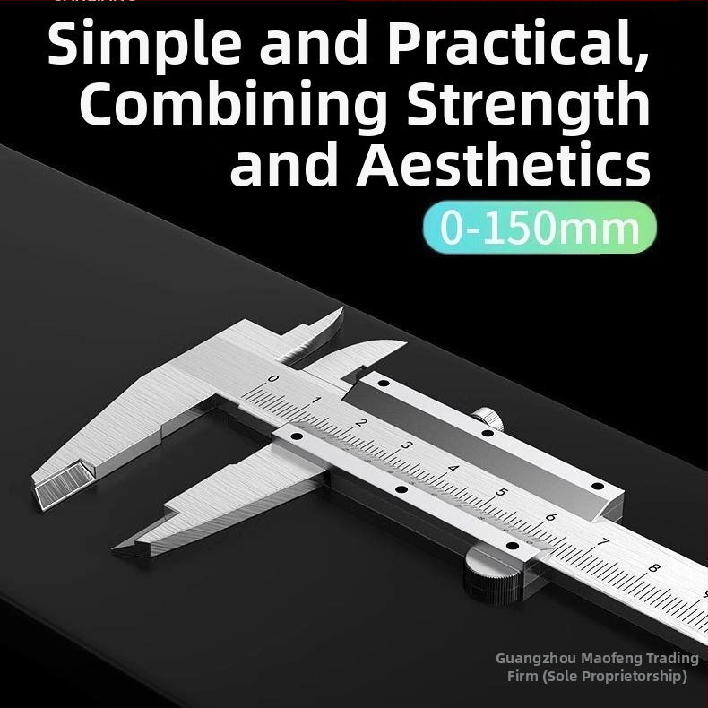 Vernier kalibreris iš nerūdijančio plieno, skaitmeninis ekranas, vidinio ir išorinio skersmens matavimas, aukšta tikslumas