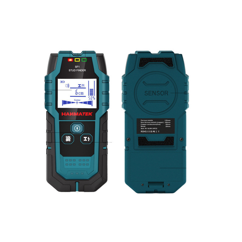 Детектор за стени: открива армировка, проводници, метални тръби и дърво — високопрецизен измервателен инструмент за тестове на стени