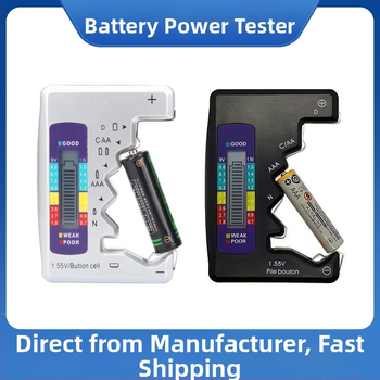 BT-886 skaitmeninis baterijų įtampos testeris su LCD ekranu, modelis BT-886, matavimo diapazonas 1.55