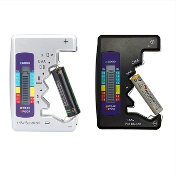 BT-886 skaitmeninis baterijų įtampos testeris su LCD ekranu, modelis BT-886, matavimo diapazonas 1.55