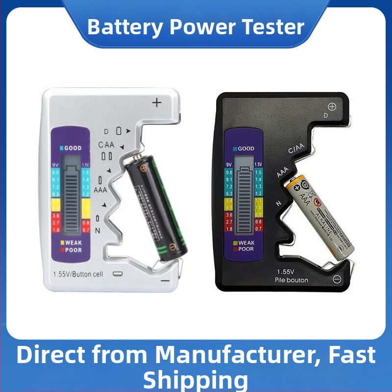 BT-886 skaitmeninis baterijų įtampos testeris su LCD ekranu, modelis BT-886, matavimo diapazonas 1.55