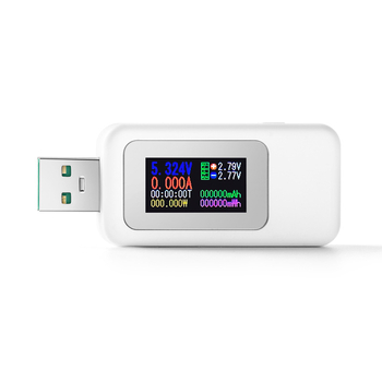 Koves KWS-MX18 USB μετρητής δοκιμών με βολτόμετρο και αμπερόμετρο, ανιχνευτής φορτιστή, ακρίβεια τάσης 1%