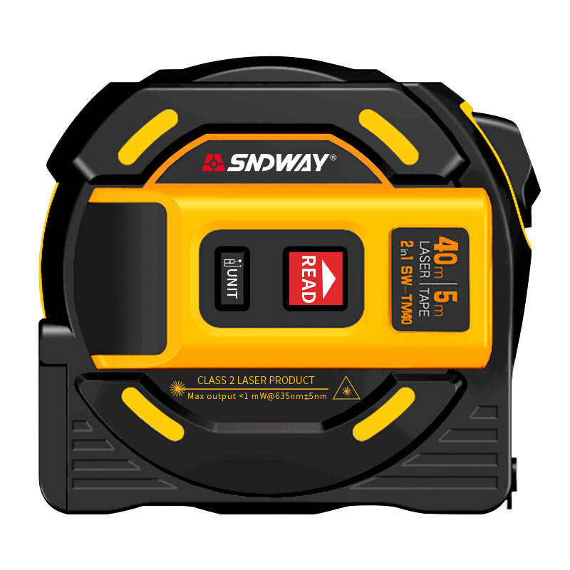 Shendawei SW-TM40 kézben tartott lézeres távolságmérő infravörös elektronikus vonalzóval, nagy pontosságú digitális mérőszalag