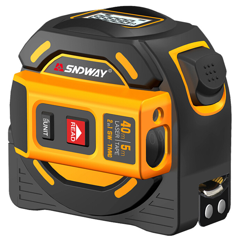 Shendawei SW-TM40 kézben tartott lézeres távolságmérő infravörös elektronikus vonalzóval, nagy pontosságú digitális mérőszalag