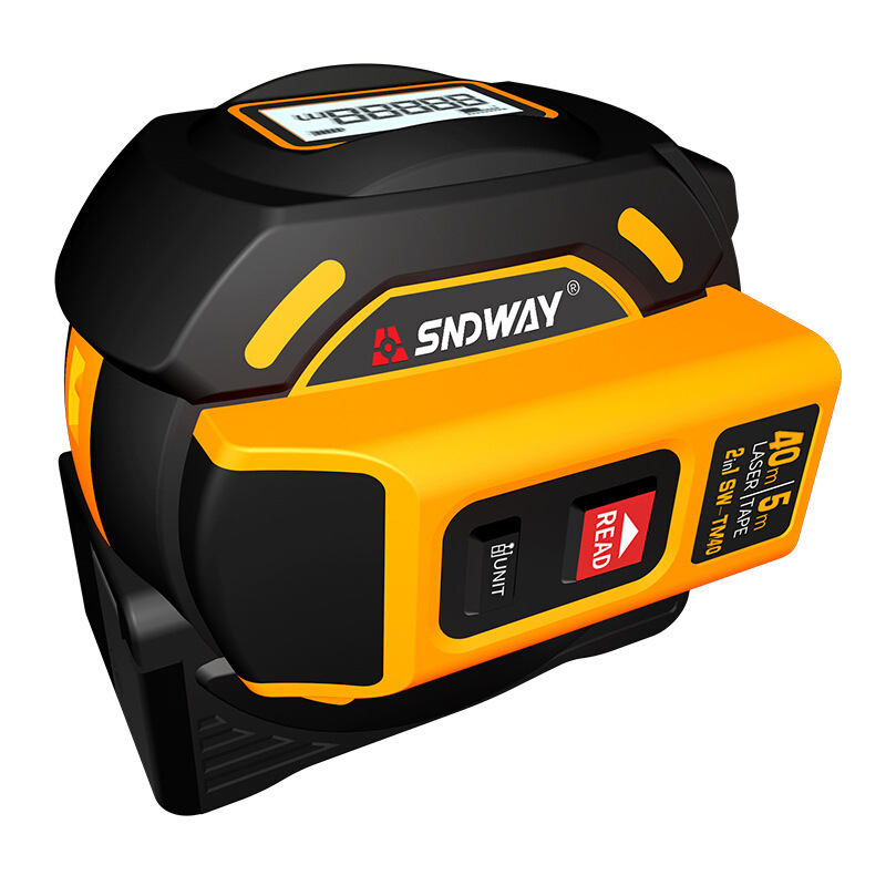 Shendawei SW-TM40 kézben tartott lézeres távolságmérő infravörös elektronikus vonalzóval, nagy pontosságú digitális mérőszalag