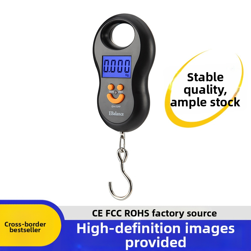 Namų nešiojamosios skaitmeninės svarstyklės DH-C023, 50 kg/10 g, elektroninis matavimas, maitinimas 2×AAA, daugiafunkcinės