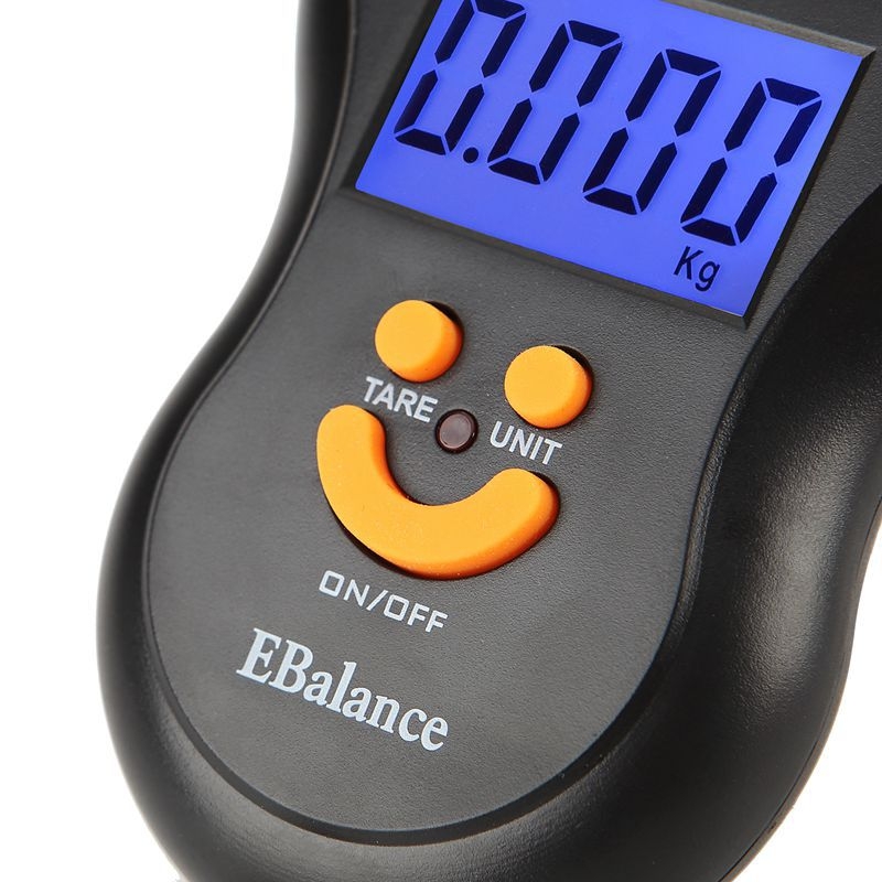 Namų nešiojamosios skaitmeninės svarstyklės DH-C023, 50 kg/10 g, elektroninis matavimas, maitinimas 2×AAA, daugiafunkcinės