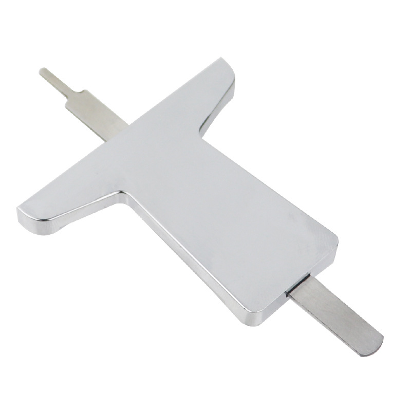 Automobilio padangų protekto gylio matuoklis su vernier kalibru, 0–50 mm, nerūdijantis plienas