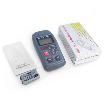 EMT01 Μετρητής υγρασίας ξύλου τύπου βελονών – εύρος μέτρησης 0–99,9%, ακρίβεια 0,5%, τάση 9V.