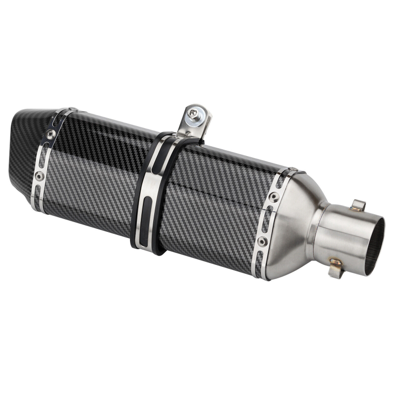 CHMOTOR CH076 módosított kipufogócső, rozsdamentes acél, 51 mm univerzális kompatibilitás