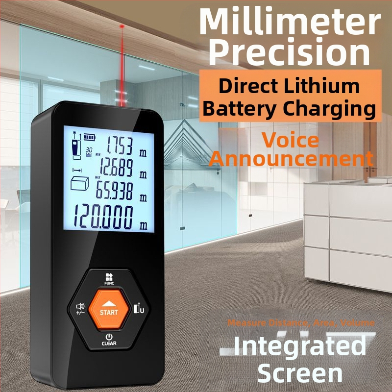 Ips лазерен далекомер, ръчен инфрачервен електронен линейник за измерване на разстояние