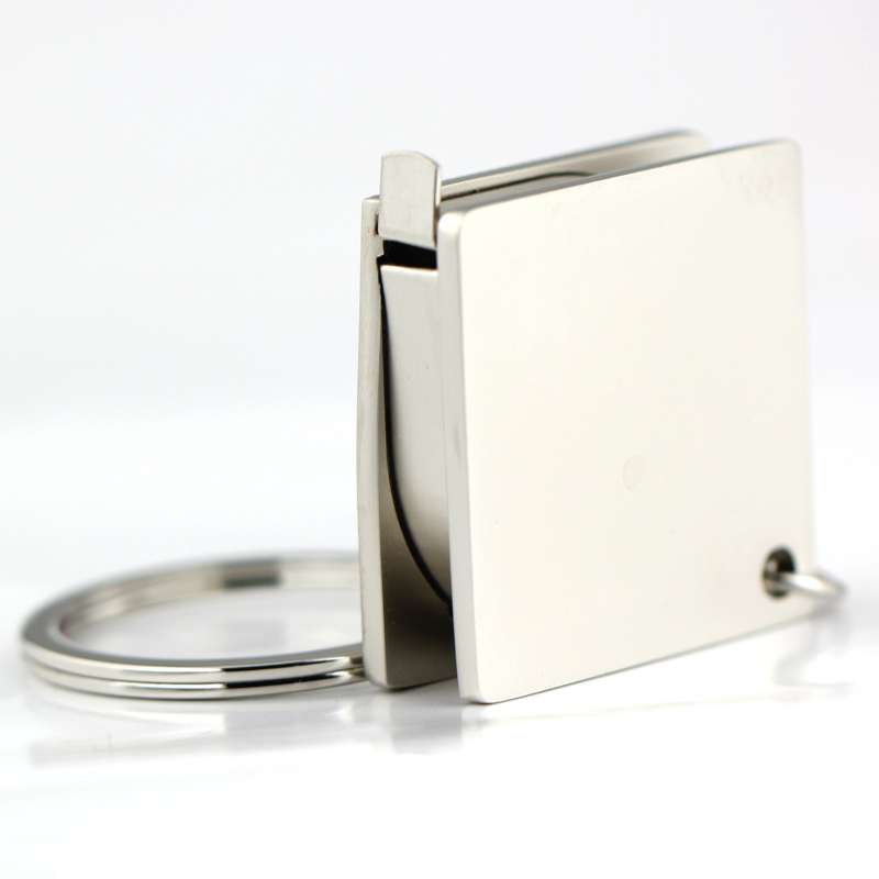 Ключодържател с разгъваща се измервателна лента, цинкова сплав, модерен арт стил, индивидуално опакован