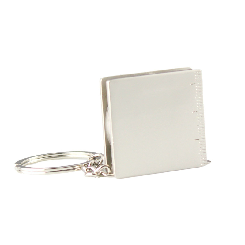 Ключодържател с разгъваща се измервателна лента, цинкова сплав, модерен арт стил, индивидуално опакован