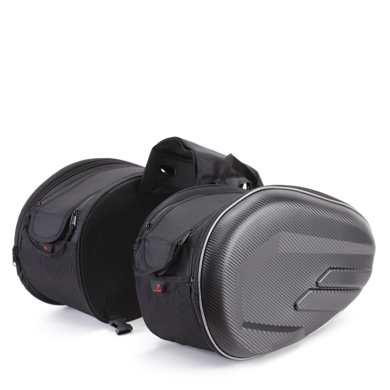 Motorkerékpár oldalsó tároló táska és sisak-táska, Modi Cycling Bag No. 4, motoros járművekhez