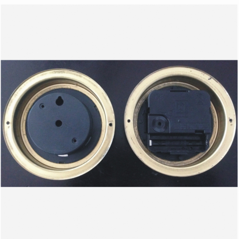 Термометър и влагомер с меден корпус + часовников комплект с латунен корпус, 1°C резолюция, грешка на температурата ±2°C, грешка на влажността ±7%, за домашна и морска употреба