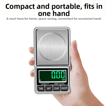 DH-938C skaitmeninis juvelyrinių dirbinių svoris, matavimo diapazonas 500 g (0,01 g) ir 1 kg (0,1 g), elektroninė pusiausvyra, veikia su 2x AAA baterijomis, ODM/OEM pritaikymas