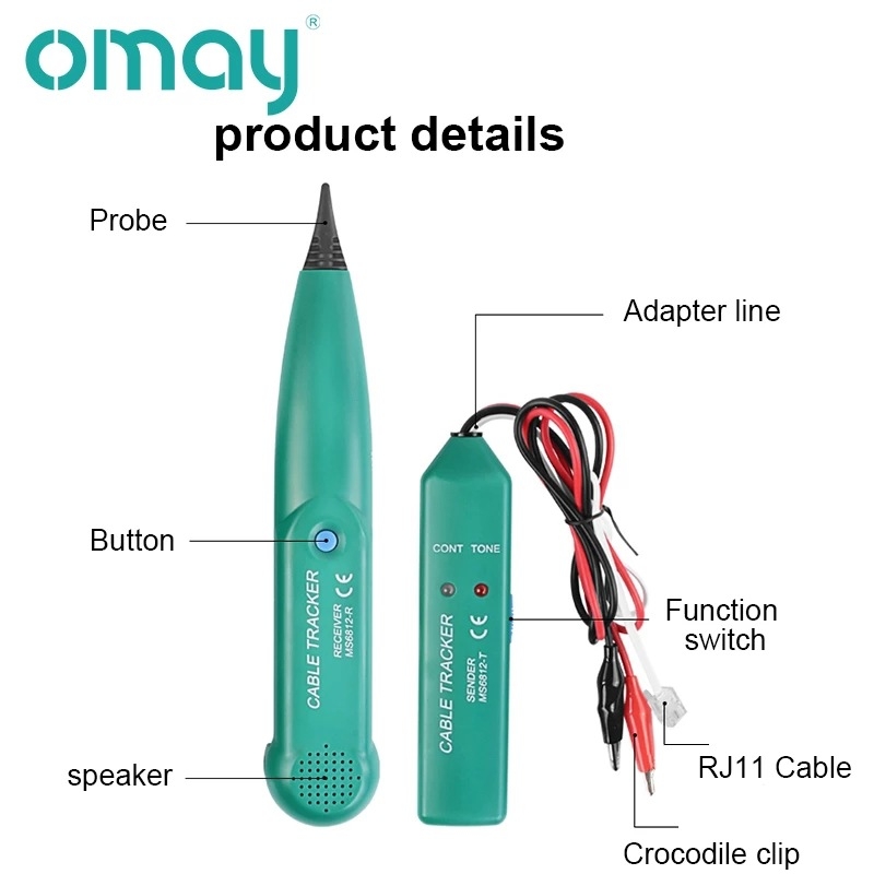 AIMO тестер за кабели 6812 – локатор на кабелни линии, тестер за квалификация на кабели, 2022 г., гаранция 1 година
