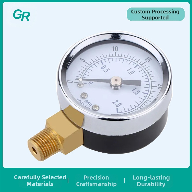Presný tlakomer s radiálnym pripojením, rozsah 0-0.2, presnosť 2.5, prevádzková teplota -25 až 55, model Y-40A