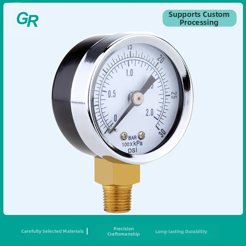 Presný tlakomer s radiálnym pripojením, rozsah 0-0.2, presnosť 2.5, prevádzková teplota -25 až 55, model Y-40A