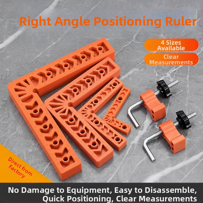 Двупосочна позиционираща линейка с дебеломер — мраморна квадратна линейка за дърводелство