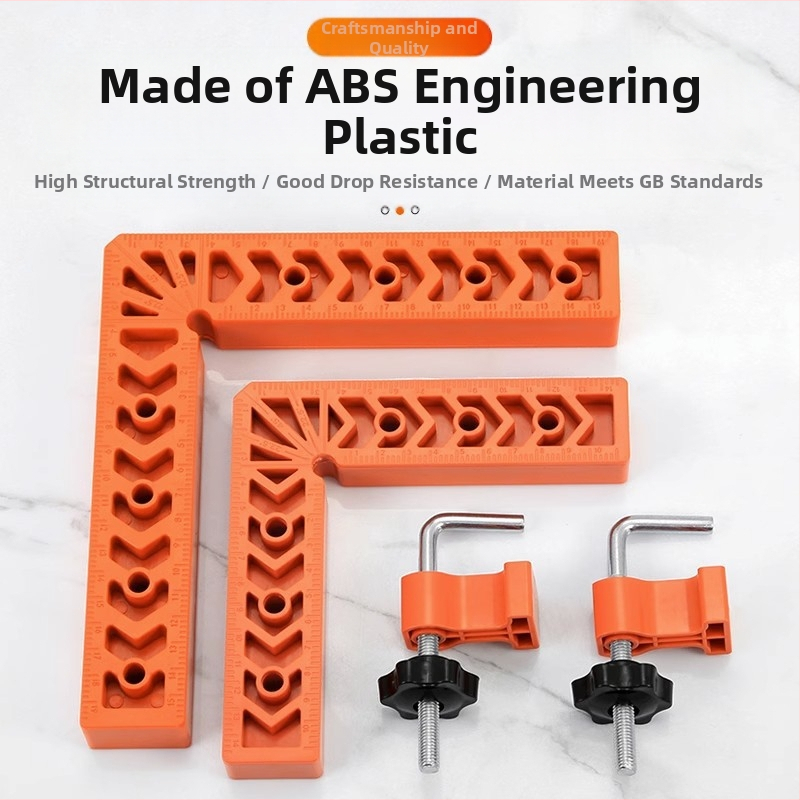 Двупосочна позиционираща линейка с дебеломер — мраморна квадратна линейка за дърводелство