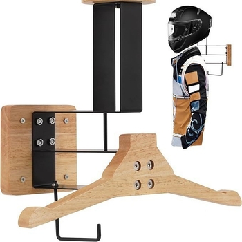 Σταντ κράνων μοτοσικλέτας από μασίφ ξύλο — Zhi guang, μοντέρνος μινιμαλισμός, Κατηγορία: σταντ κράνων