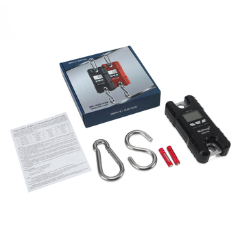 WH-C300 Nešiojamas skaitmeninis krašto svarstyklė su kabliu gyvuliams, 300 kg