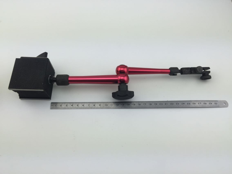 360° apsisukiamas indikatoriaus stovas, universalus matavimo priemonių laikiklis, magnetinis pagrindas