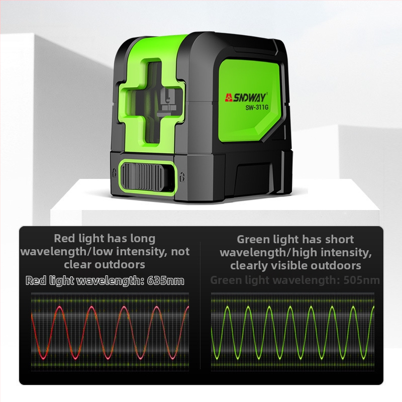 Инфрачерен лазерен нивелир SW-311R, 2 линии, Shendawei