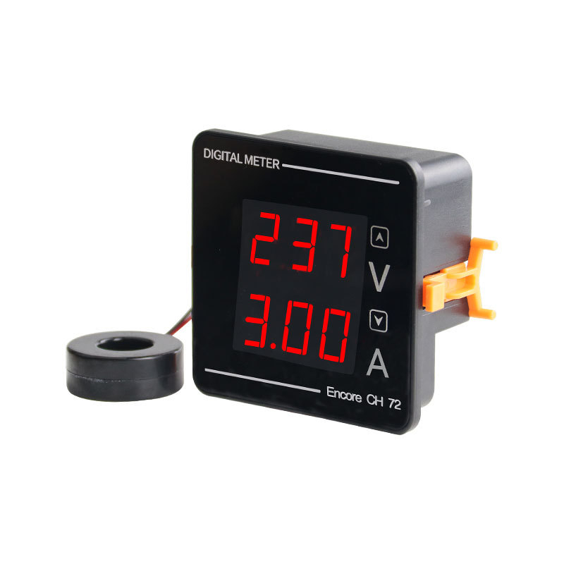 Taiye CH-72 ψηφιακό όργανο μέτρησης για AC τάση, ρεύμα και συχνότητα με LED οθόνη (50–500 V, 1–120 A, 50–63 Hz)