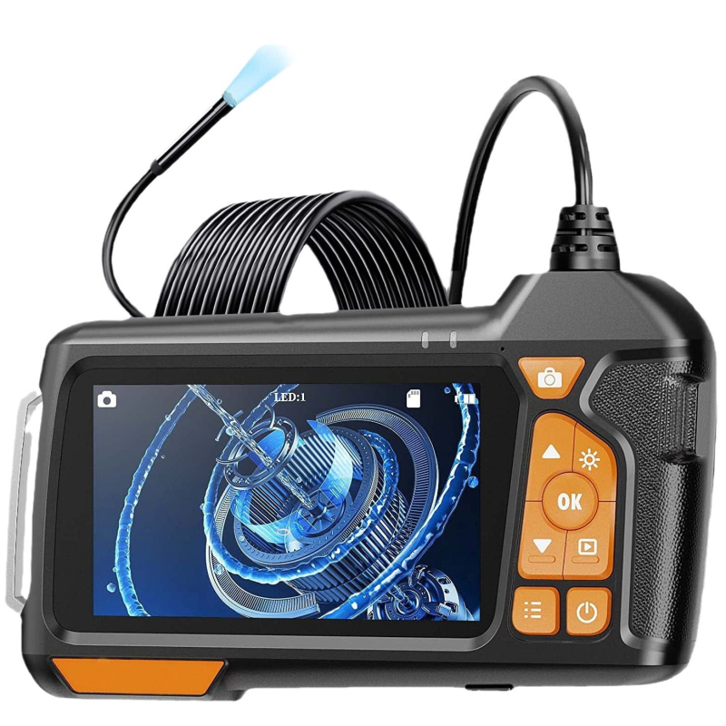 Endoskop za inspekciju automobila i industrijskih cijevi – Ø8 mm sonda, 70° kut gledanja, IP67 vodootporan, 2 MP kamera, LED rasvjeta