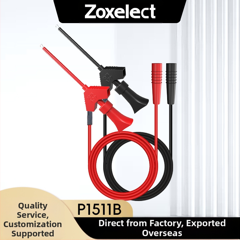 Zoxelect P1511B IC δοκιμαστικό κλιπ με καλώδιο σιλικόνης, inline 2mm άκρη μέτρησης (Υλικό: PA copper silica gel; Χρήση: Ηλεκτρονικές μετρήσεις; Παραμετροποίηση: Ναι)