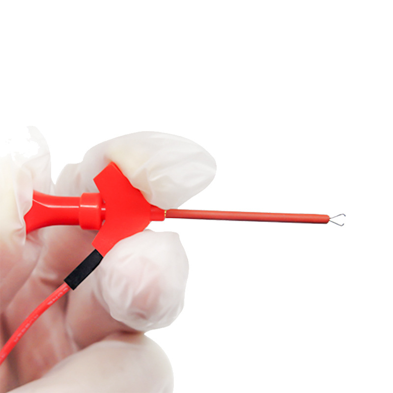 Zoxelect P1511B IC δοκιμαστικό κλιπ με καλώδιο σιλικόνης, inline 2mm άκρη μέτρησης (Υλικό: PA copper silica gel; Χρήση: Ηλεκτρονικές μετρήσεις; Παραμετροποίηση: Ναι)