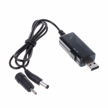 Guangxingtong USB към DC Boost кабел, регулируем изход 5V–12V, за рутери и оптични модеми, OEM