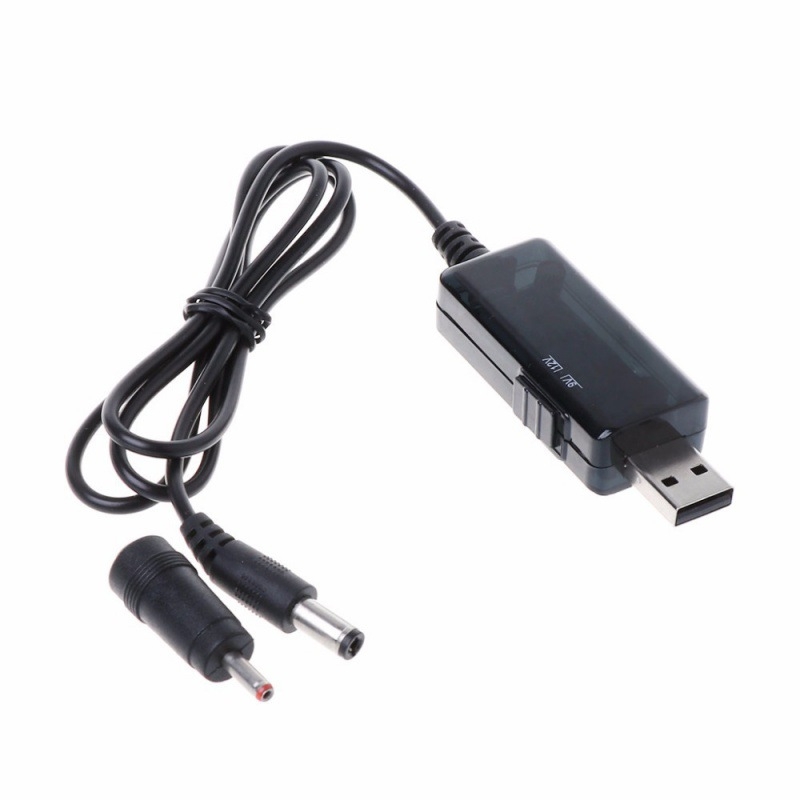 Guangxingtong USB към DC Boost кабел, регулируем изход 5V–12V, за рутери и оптични модеми, OEM