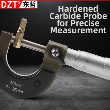MFTOOLS Μικρομέτρο 0-25 mm με κάρτα μικρομέτρου και βερνιέρ καλιμπράρ
