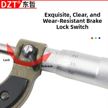 MFTOOLS Μικρομέτρο 0-25 mm με κάρτα μικρομέτρου και βερνιέρ καλιμπράρ